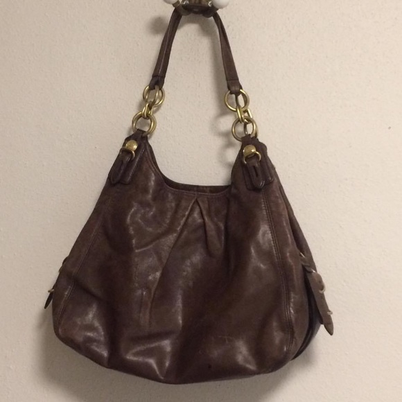 COACH Maggie Mia Madison Leather Hobo - Picture 2 of 14